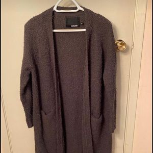 Longline cardigan